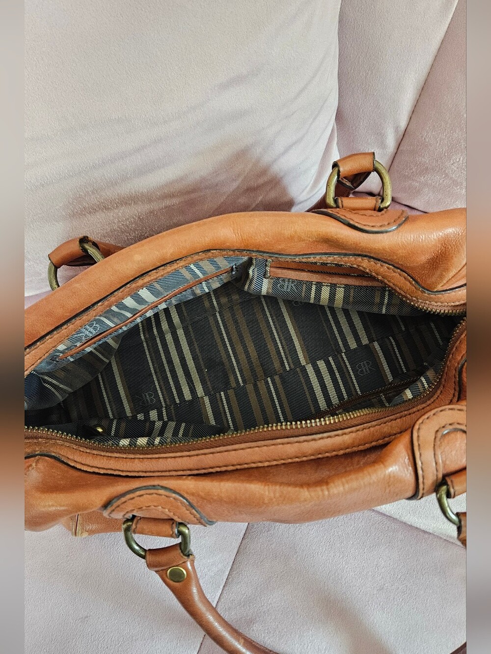 Banana Republic Brown Leather Bag or Satchel - Picture 6 of 6